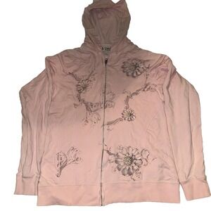 Women's One‎ world Live And Let Live peach hoodie size large